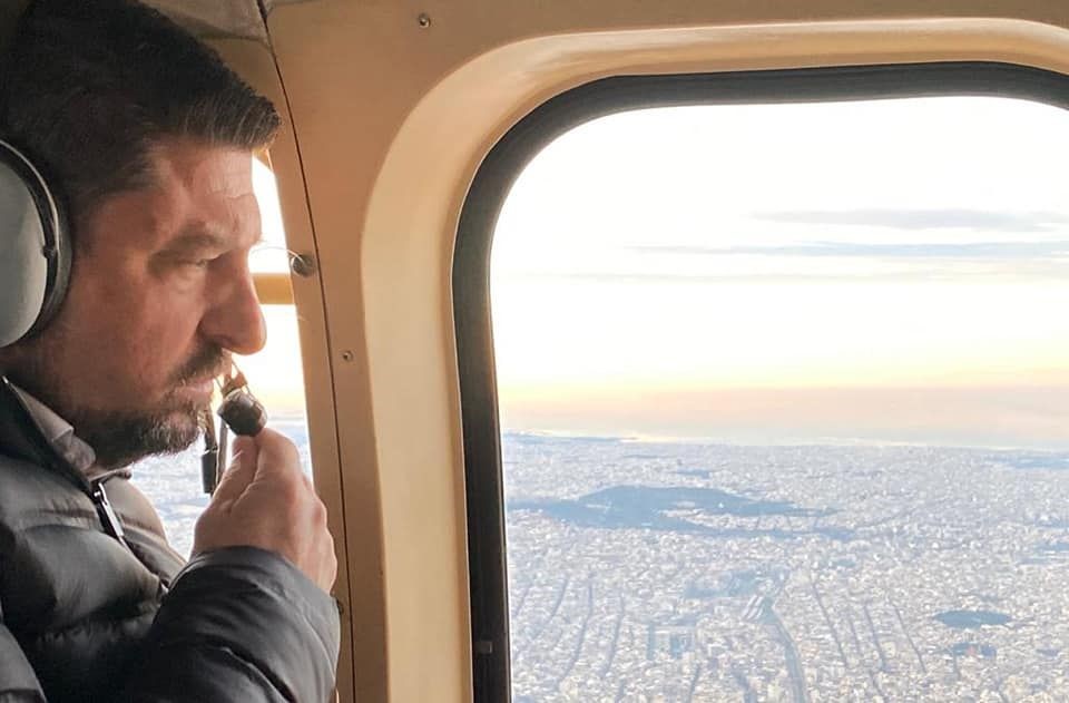 Παρενόχλησαν το ελικόπτερο που μετέφερε τον Χαρδαλιά