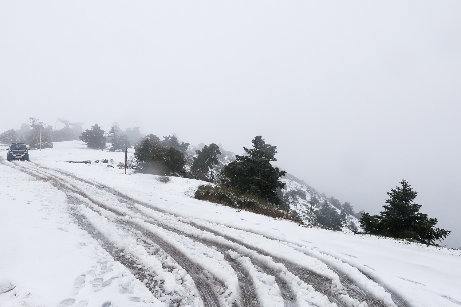 Χιόνια και την Παρασκευή στη Θεσσαλία