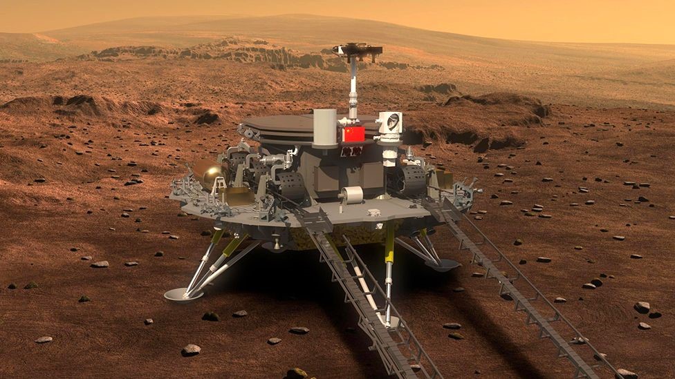 Προσεδάφισε "με την πρώτη" ρομπότ στον Αρη