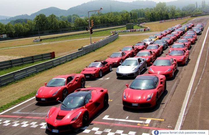 Λίμνη Πλαστήρα: "Απόβαση" 30 FERRARI από Ιταλία 