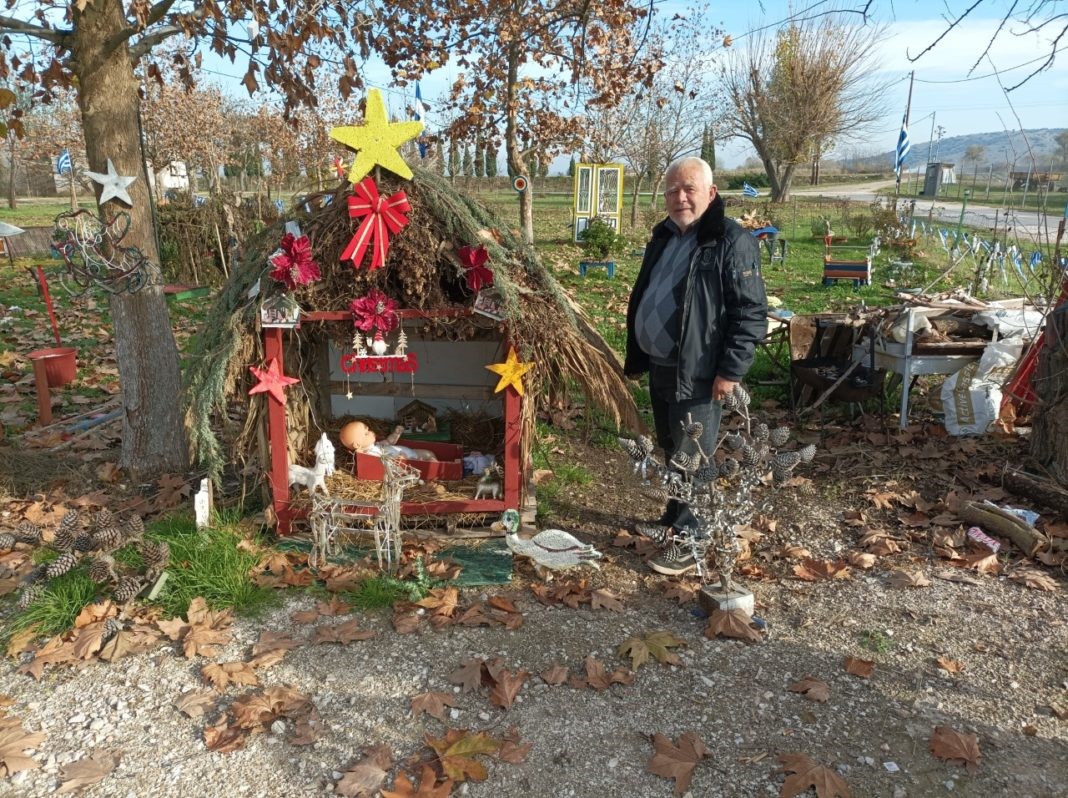 Χριστουγεννιάτικο πάρκο στα κοντέινερ της Πηνειάδας