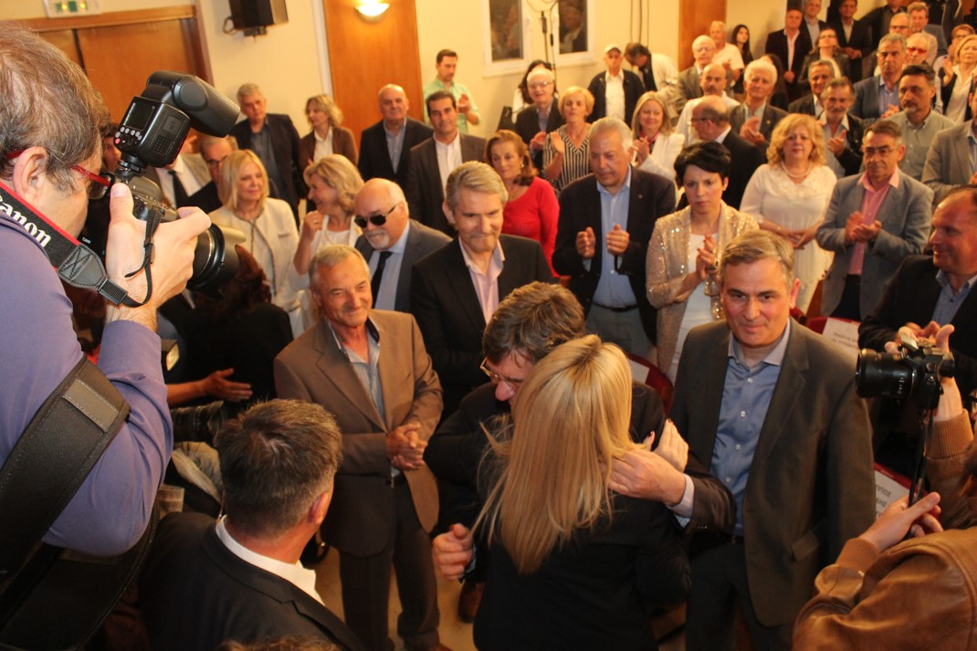 Θερμή υποδοχή στη Φώφη Γεννηματά