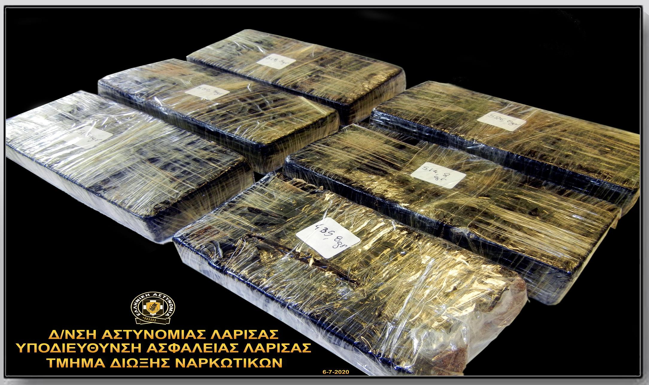 Πέντε συλλήψεις για διακίνηση ηρωίνης στη Θεσσαλία