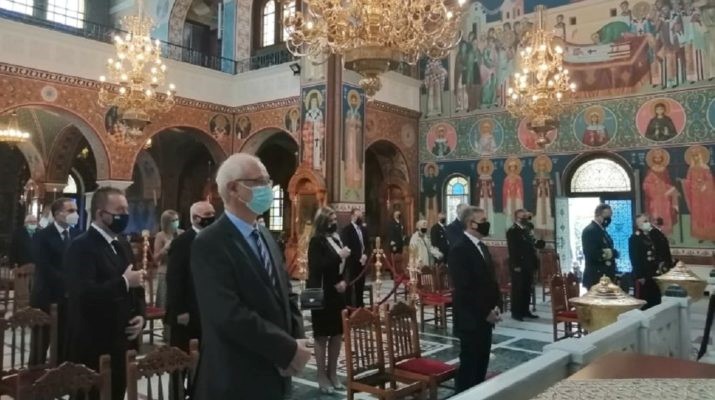 Λιτή η Δοξολογία στον Αγ.Αχίλλιο για την 28η Οκτωβρίου 