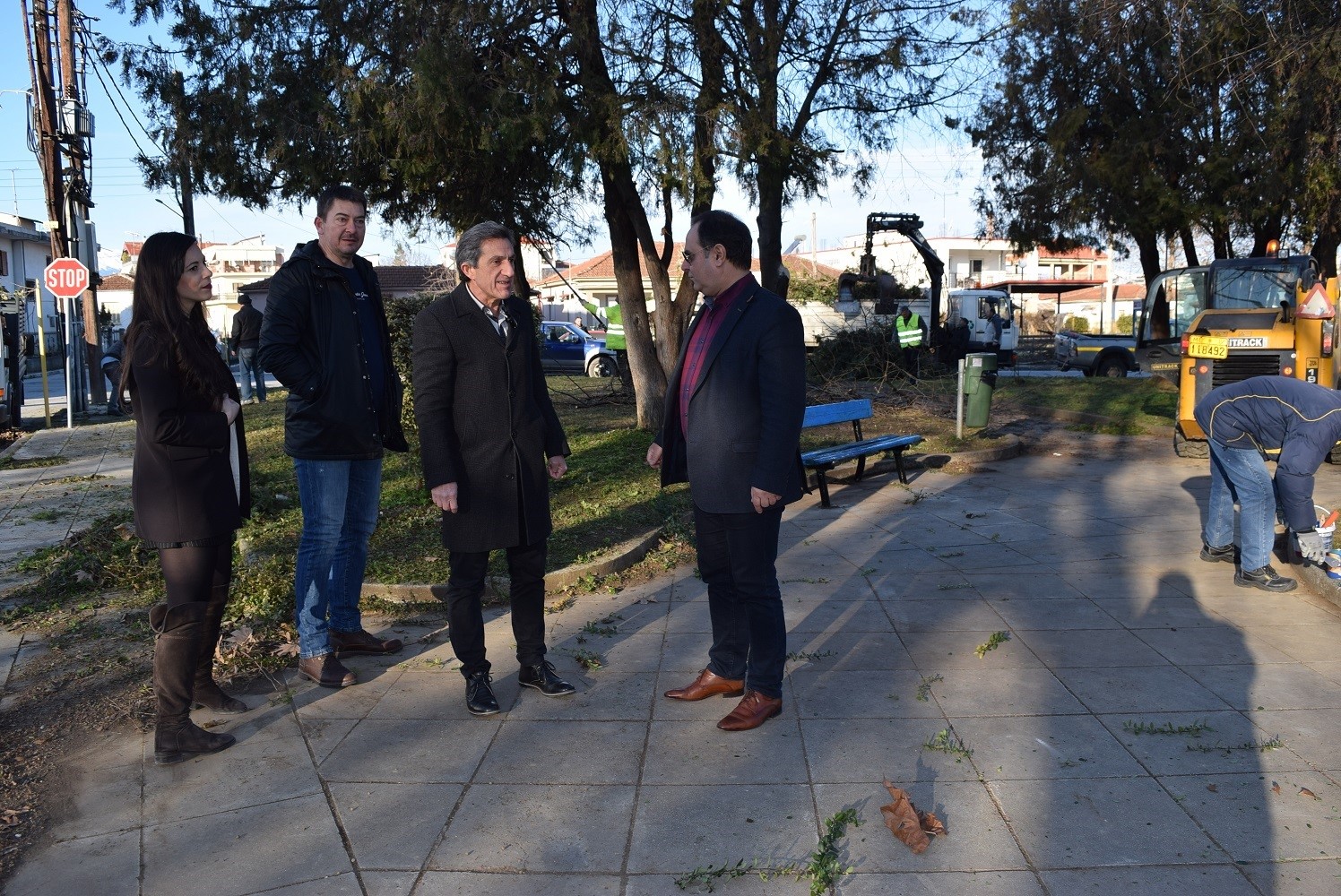 Άλλαξε η εικόνα σε δύο πλατείες της Καρδίτσας