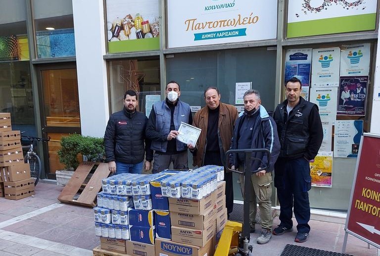 Ο Σύνδεσμος Ηλεκτρολόγων στηρίζει το Κοινωνικό Παντοπωλείο 