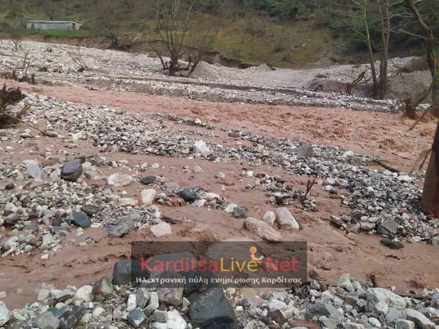 Σοβαρά προβλήματα στα ορεινά από την έντονη βροχή 