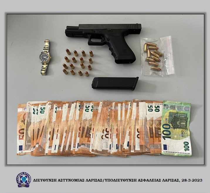 Δύο συλλήψεις για παράνομη οπλοκατοχή