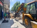 Στην 28ης Οκτωβρίου συνεχίζεται η ανακατασκευή πεζοδρομίων