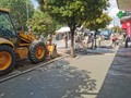 Νέα πεζοδρόμια στην οδό Β. Τσιτσάνη για το Open Mall 