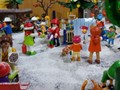 Χριστουγεννιάτικο χωριό με Playmobil από συλλέκτη