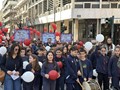 Πορεία κατά του σχολικού εκφοβισμού από μαθητές