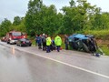 Τραυματισμός δύο ατόμων σε τροχαίο