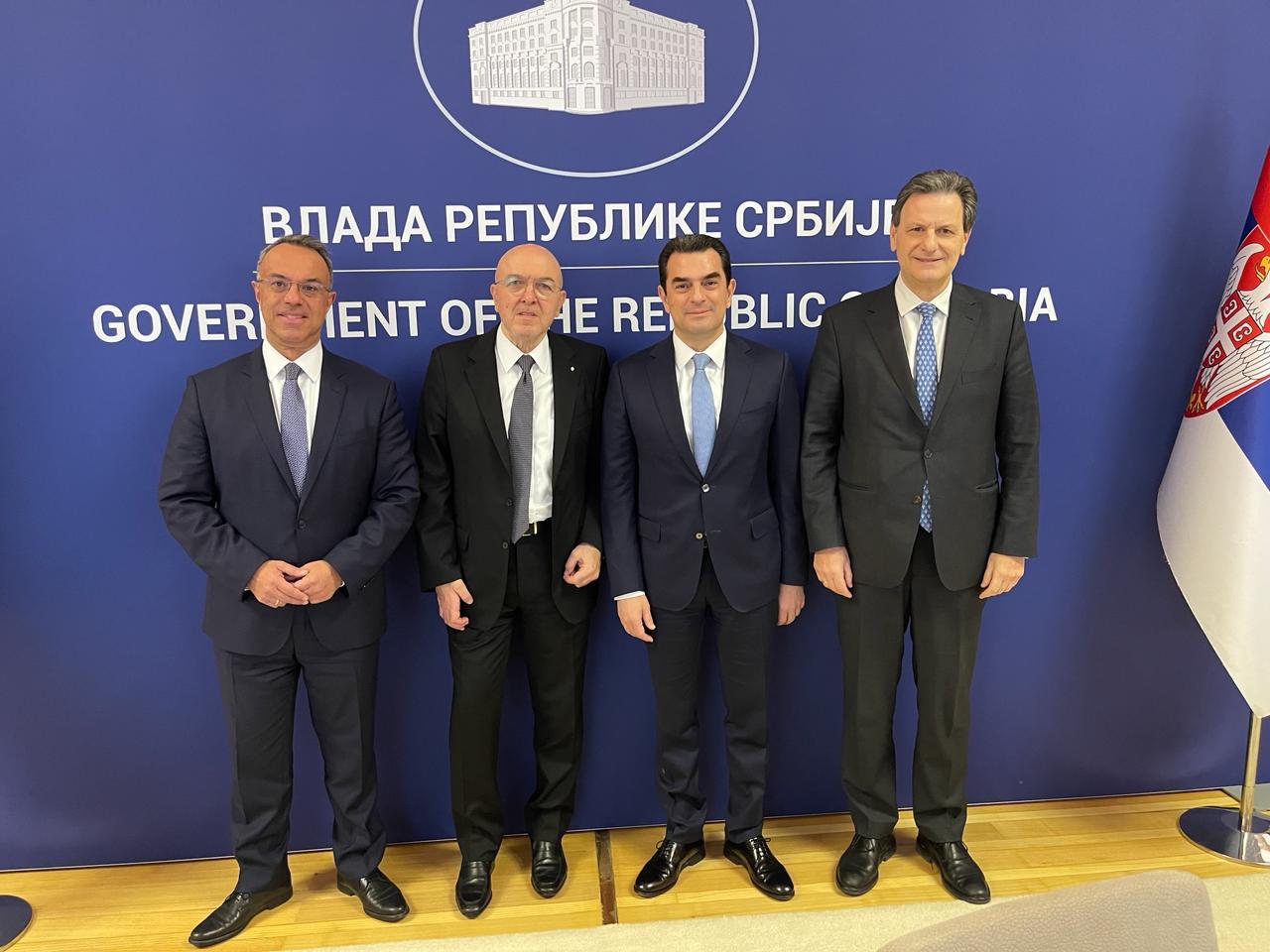 Στη Σερβία με τον Πρωθυπουργό ο Κ.Σκρέκας, για την προώθηση των οικονομικών και επενδυτικών σχέσεων των δύο χωρών