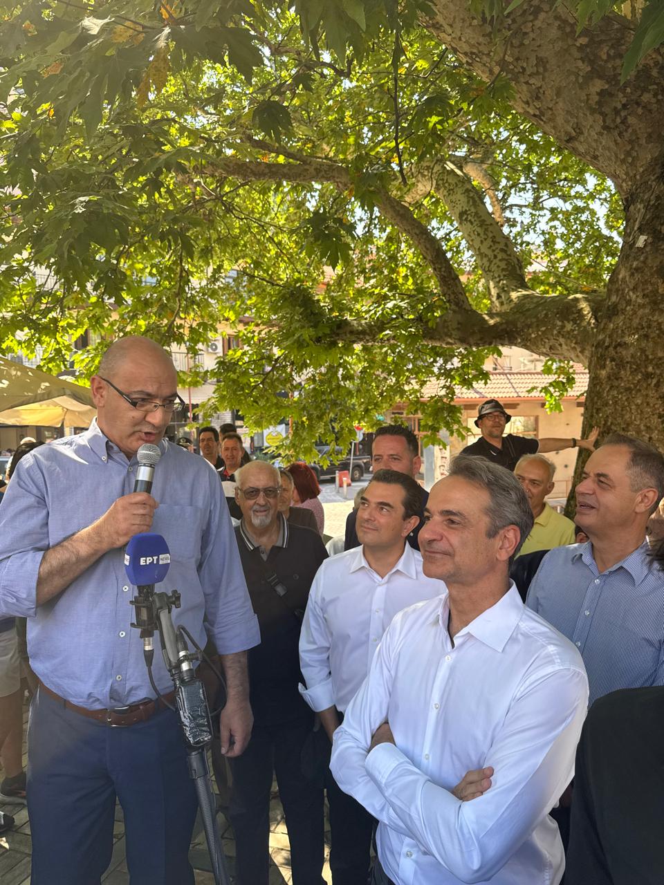 Με τον Κυριάκο Μητσοτάκη στην Ευρυτανία ο Κώστας Σκρέκας