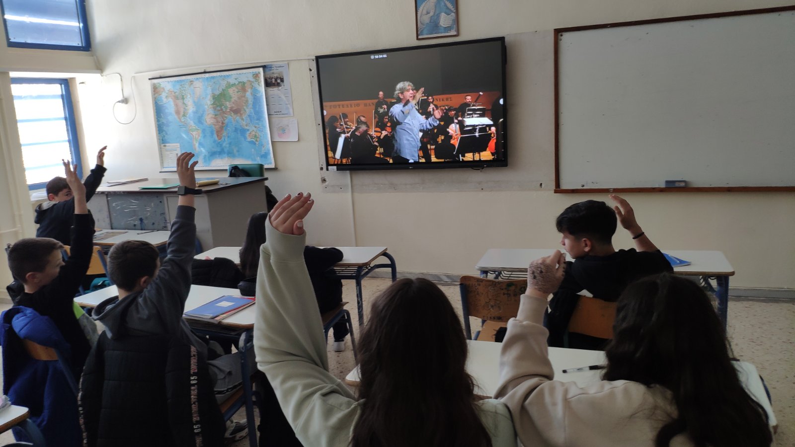 Μαθητές του 5ου Γυμνασίου συμμετέχουν στο εκπαιδευτικό πρόγραμμα της Κρατικής Ορχήστρας Θεσσαλονίκης