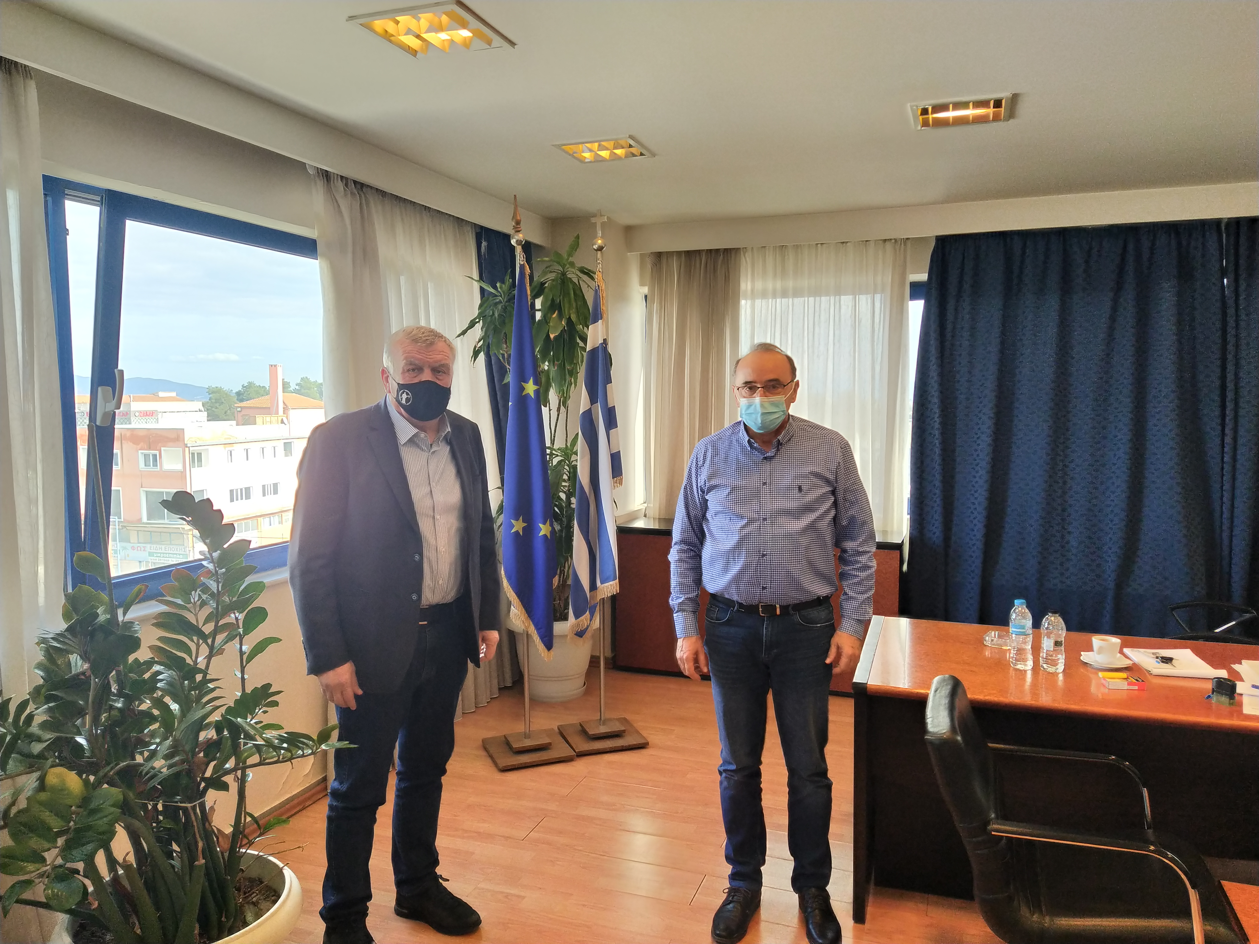 Συνάντηση Προέδρου της ΠΕΔ Θεσσαλίας με τον συντονιστή της Αποκεντρωμένης Διοίκησης Θεσσαλίας – Στ.Ελλάδας 