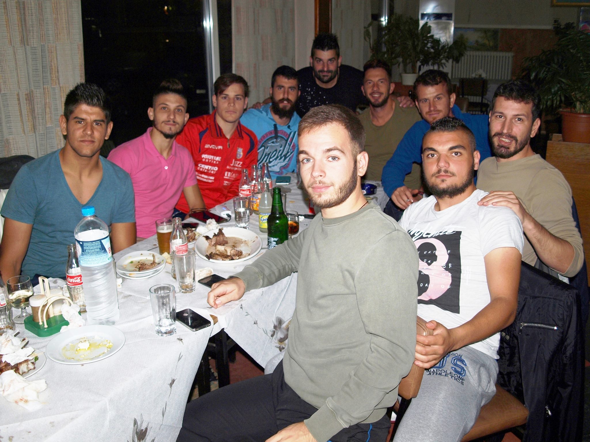 Δείπνο στους ποδοσφαιριστές της Μπάρτσας Γριζάνο 