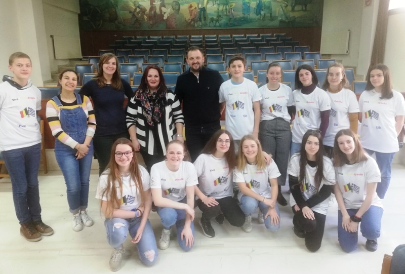Νέα επίσκεψη Ευρωπαίων μαθητών στο δημαρχείο Τρικάλων