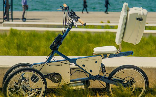 Eνα καινοτόμο τρίτροχο ηλεκτρικό ποδήλατο από μια Τρικαλινή! 
