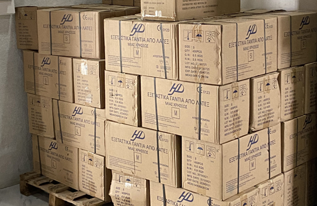 20.000 γάντια από την Περιφέρεια Θεσσαλίας για τις ανάγκες των Νοσοκομείων