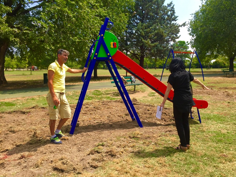 Νέα σύγχρονη παιδική χαρά στήνεται στο πάρκο του Αη Γιώργη 