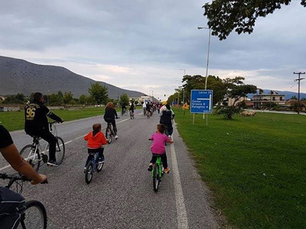 Ποδηλατοβόλτα στο Δήμο Φαρκαδόνας 