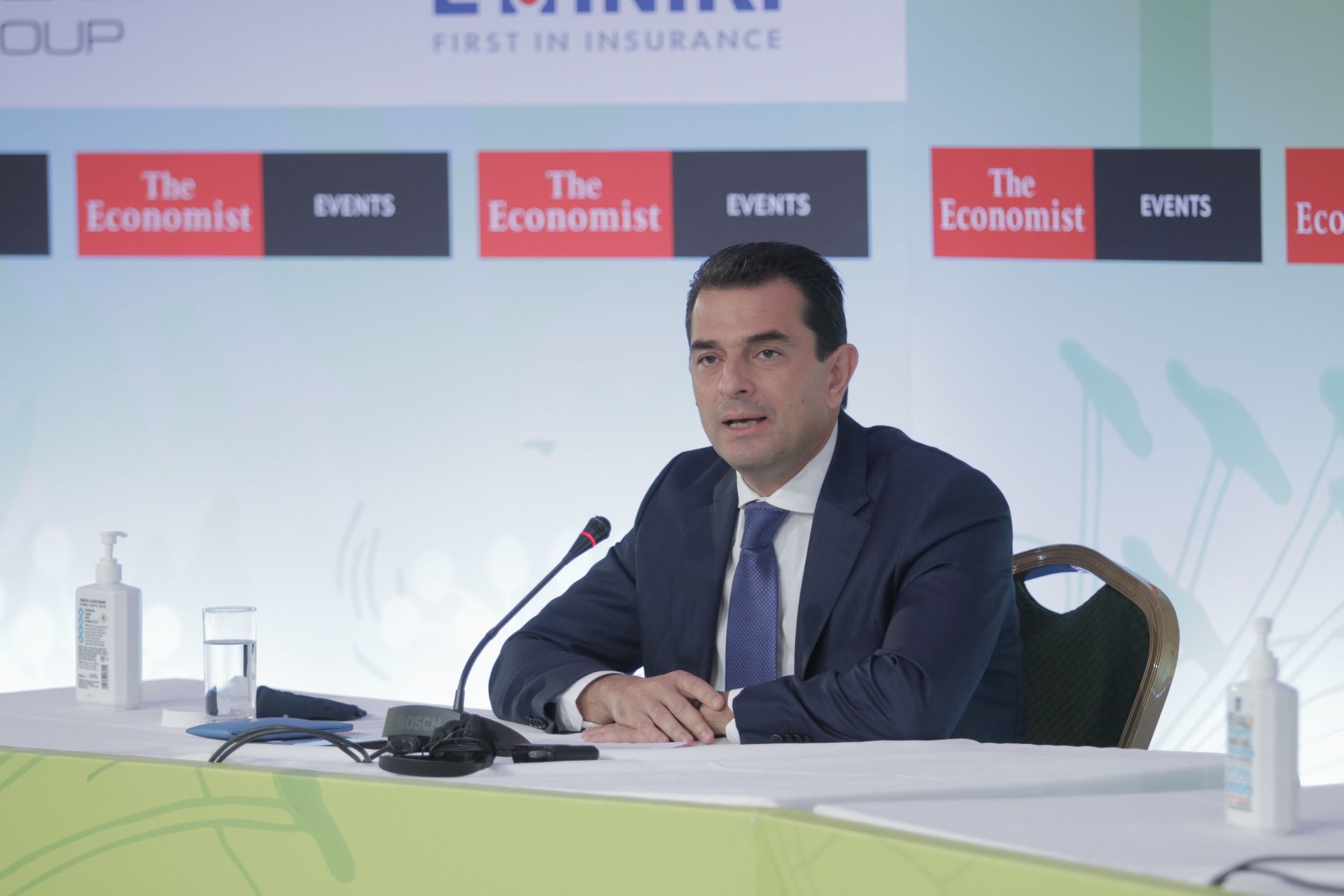 Κ. Σκρέκας στο συνέδριο του «Economist»: Εθνικό σχέδιο υποδομών για τη θωράκιση της ελληνικής γεωργίας