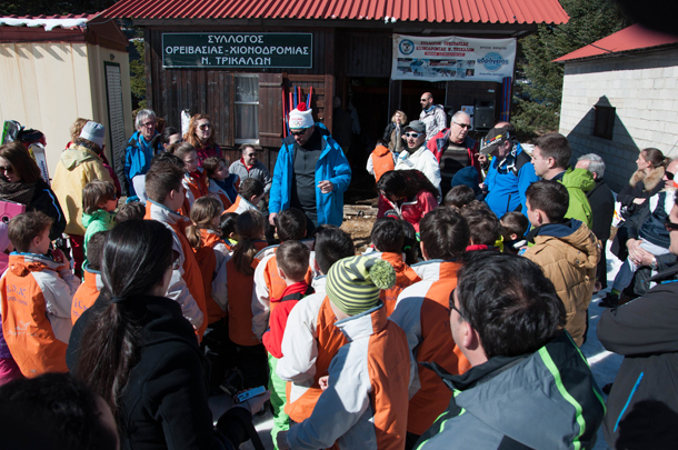 H κοπή πίτας του Συλλόγου Ορειβασίας Χιονοδρομίας (ΦΩΤΟ)