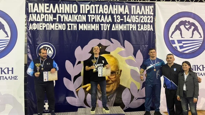 Τρίκαλα: Ο ΠΑΟΚ πρωταθλητής Ελλάδας στην ελληνορωμαϊκή πάλη