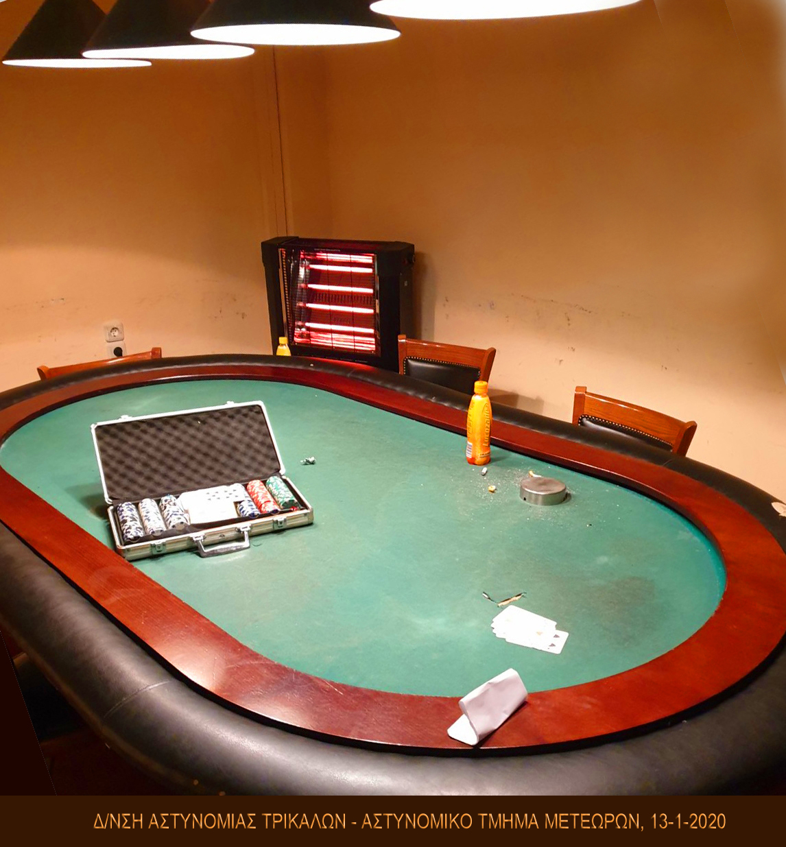 Εξι συλλήψεις για παράνομο πόκερ στην Καλαμπάκα 