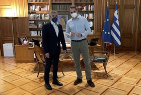 Το ΥΗΕ της Μεσοχώρας στη συνάντηση Μητσοτάκη - Αγοραστού στο Μαξίμου