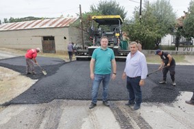 Aσφαλτοστρώσεις στον Αγιο Βησσαρίωνα