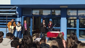 Γιορτή για τους Τρεις Ιεράρχες και κοπή βασιλόπιτας στο 5ο Γυμνάσιο Τρικάλων