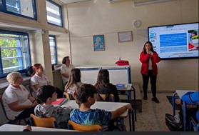Μαθήματα πρώτων βοηθειών στο 5ο Γυμνάσιο σε συνεργασία με τον Ερυθρό Σταυρό 