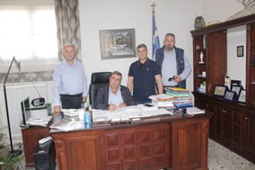 Νέα σύμβαση κατασκευής έργου υπέγραψε ο Κώστας Μαράβας 