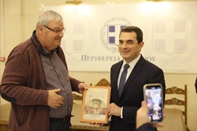 Στα Ιωάννινα ενόψει ευρωεκλογών ο τρικαλινός βουλευτής και υπουργός Ανάπτυξης Κώστας Σκρέκας