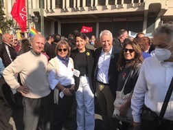 Στην μεγάλη απεργιακή πορεία της Αθήνας η Μαρίνα Κοντοτόλη 