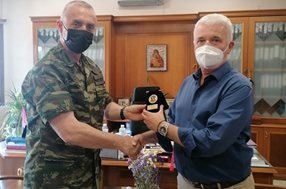 Τον Δήμαρχο Μετεώρων επισκέφτηκε ο νέος Διοικητής της ΣΜΥ