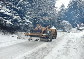 Άμεση η κινητοποίηση του Δήμου Πύλης για το χιόνι