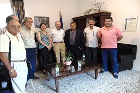 Επίσκεψη Σάκη Παπαδόπουλου στον Κωνσταντίνο Μαράβα