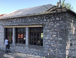 Δ.Μετεώρων: Επισκευάζεται η στέγη του Δημοτικού Σχολείου Κρύας Βρύσης