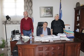 Νέα υπογραφή σύμβασης έργου από τον Δήμαρχο Πύλης Κωνσταντίνο Μαράβα