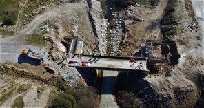 Προχωρούν οι εργασίες κατασκευής νέας γέφυρας στο Διάσελο