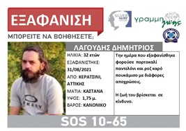 Βρέθηκε ο 32χρονος Καλαμπακιώτης που είχε εξαφανιστεί στην Αθήνα