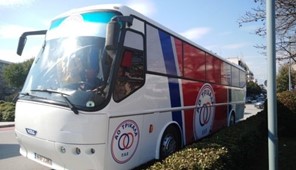 To νέο λεωφορείο του ΑΟΤ εντυπωσιάζει