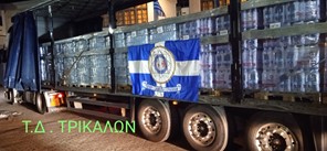 Δύο φορτηγά βοήθειας έστειλαν για τους πληγέντες οι Θεσσαλοί αστυνομικοί