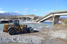 Ξεκίνησαν οι εργασίες στήριξης στη γέφυρα Διάβας