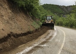 Aποκατάσταση ζημιών στο ορεινό οδικό δίκτυο των Τρικάλων 