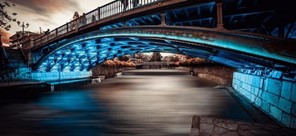 Η κεντρική γέφυρα της πόλης εμπνέει… - Διάκριση για Τρικαλινό φωτογράφο 